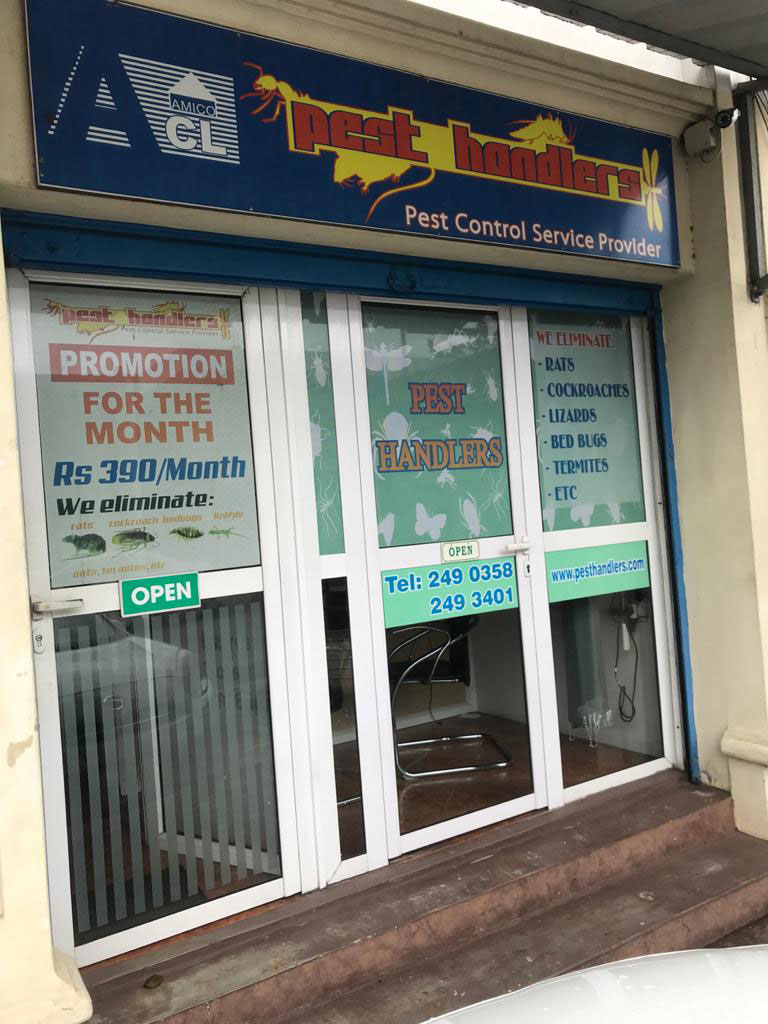 pest control showroom